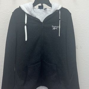Reebok faux fur Sherpa jacket size L new with tag